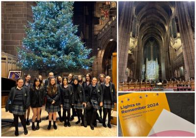 Choir Performs for Marie Curie