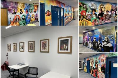 New Corridor Art Inspires Students!