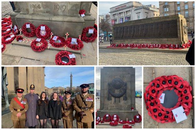 St. Julie's Represented at Liverpool Cenotaph