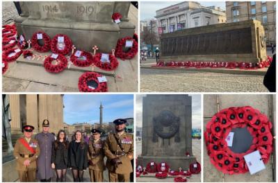 St. Julie&#039;s Represented at Liverpool Cenotaph