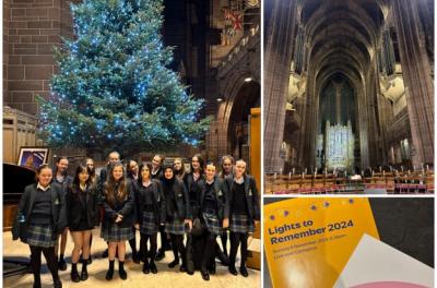 Choir Performs for Marie Curie