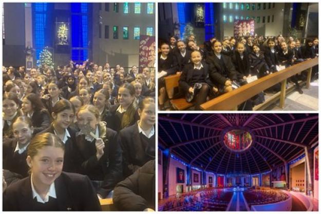 Year 7 Attend City Advent Carol Service