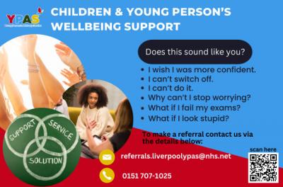 YPAS Wellbeing Support